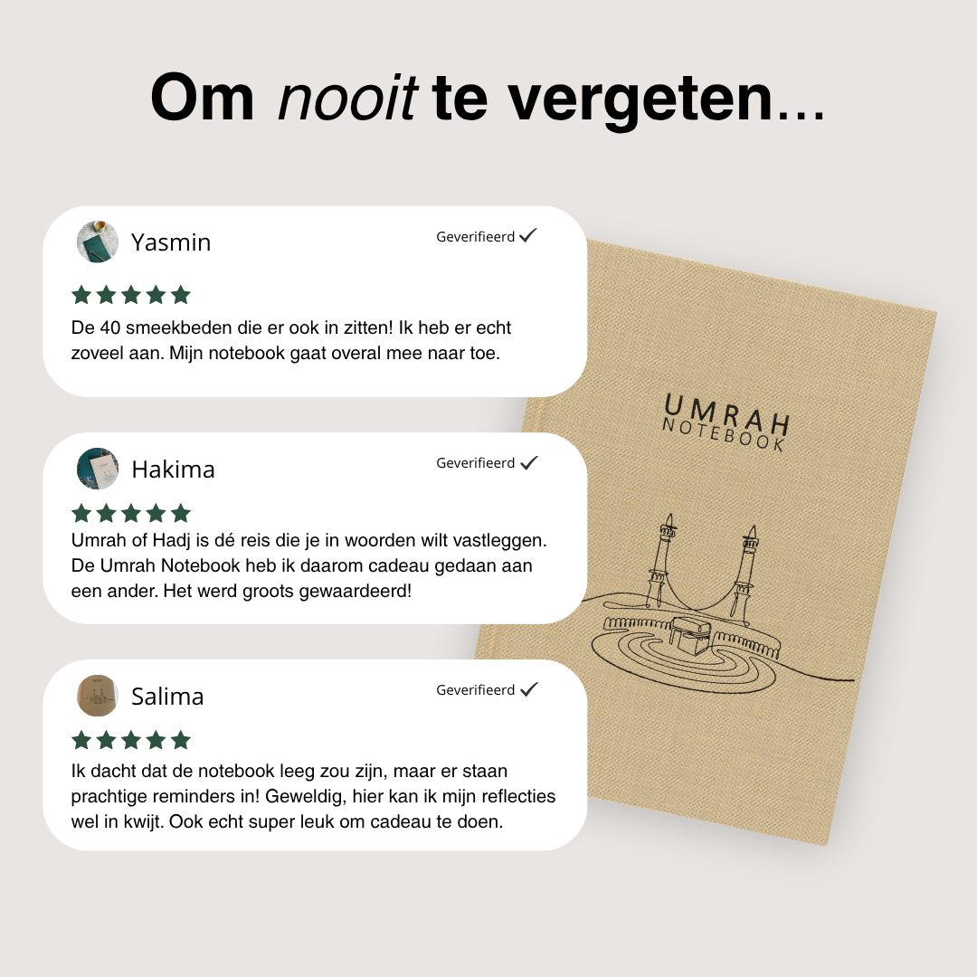 Umrah Notebook Crème